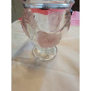 Teleflora Vase With Pink Frosted Roses